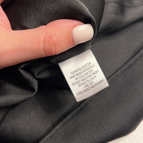 Cotton Candy LA Black Cowl Neck Slip Dress - Picture 6 of 6